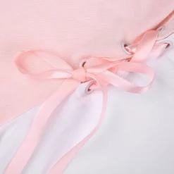 Pink Kitten Long Sleeve Crop Top