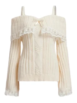 Pink Knit Princess Sweater