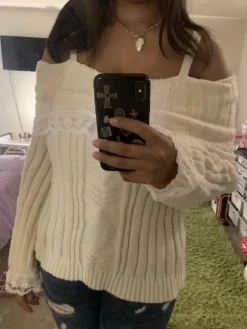 Pink Knit Princess Sweater