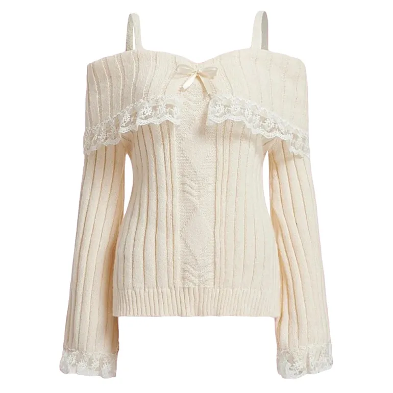 Pink Knit Princess Sweater