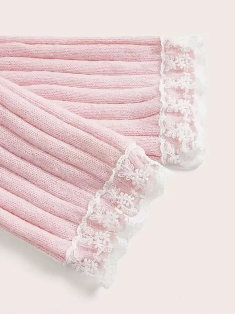 Pink Knit Princess Sweater