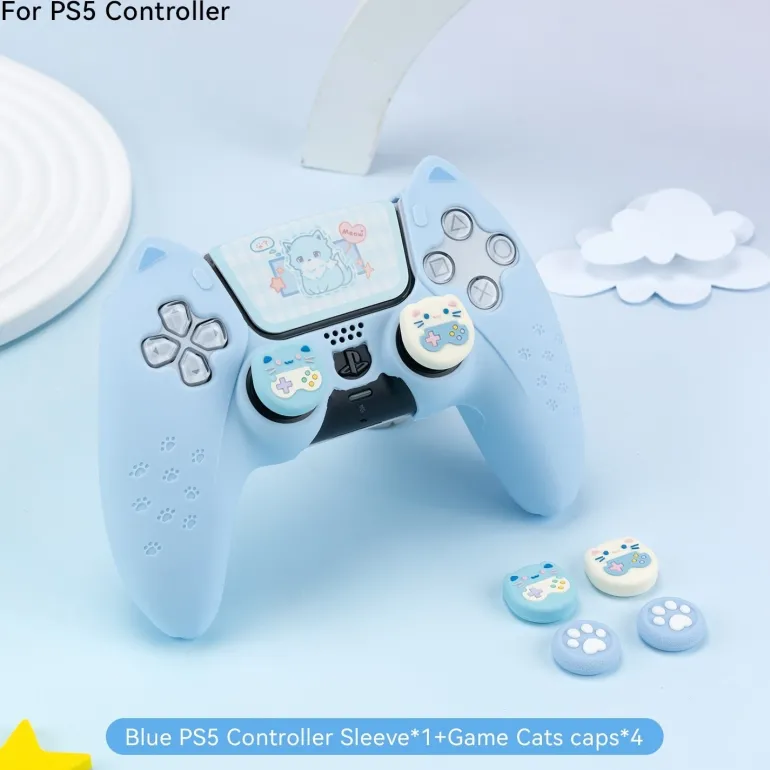 Pink Neko PS5 & Switch Controller Covers