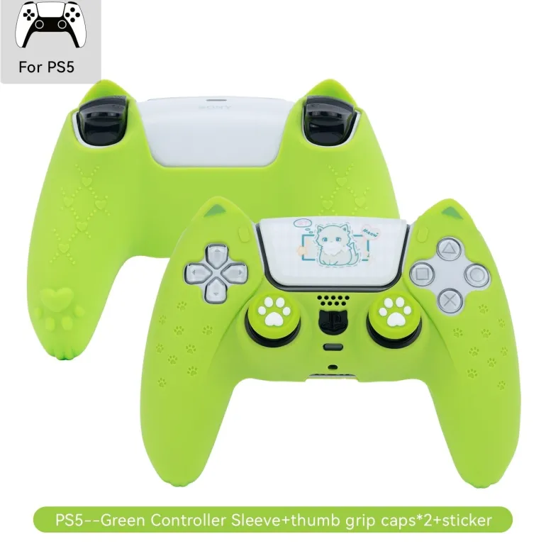 Pink Neko PS5 & Switch Controller Covers