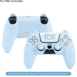 Pink Neko PS5 & Switch Controller Covers
