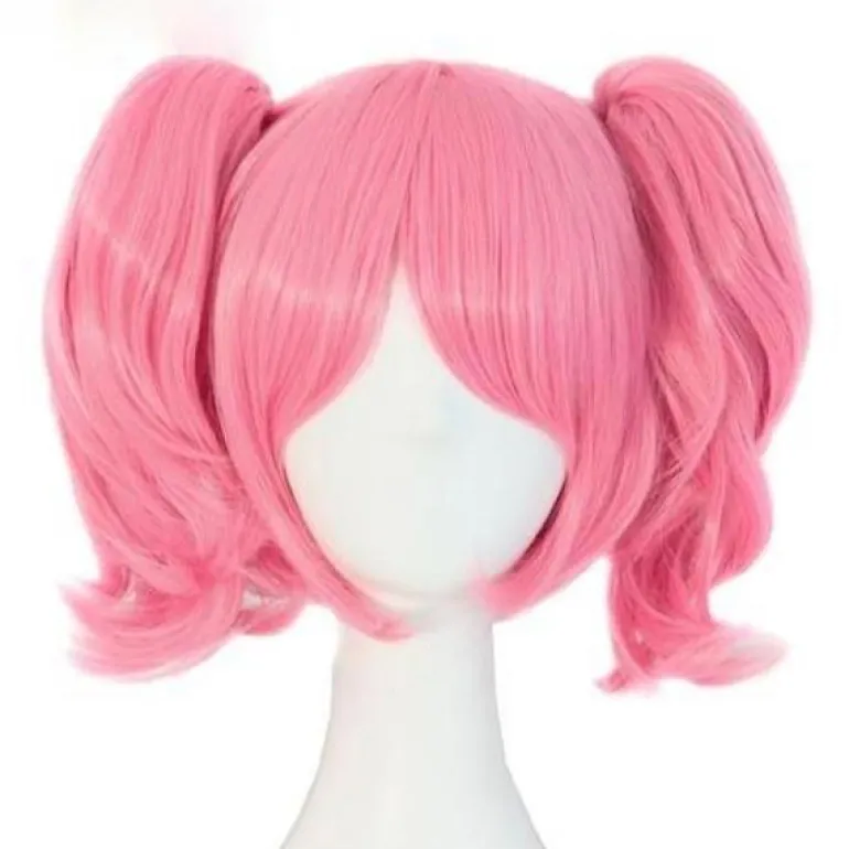 Pink Pigtail Wig