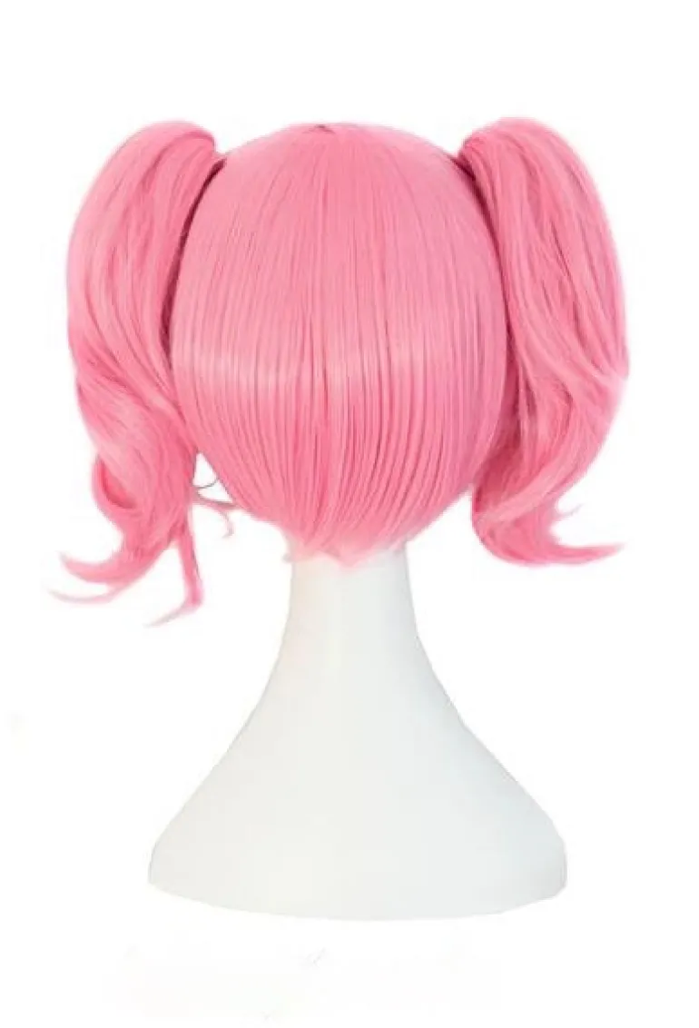 Pink Pigtail Wig