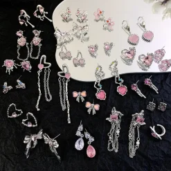 Pink Princess Dangle Earrings