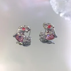Pink Princess Dangle Earrings