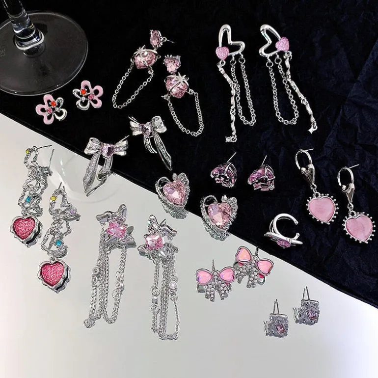 Pink Princess Dangle Earrings