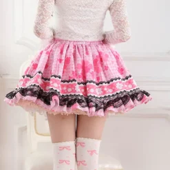 Pink Ruffled Princess Skirt