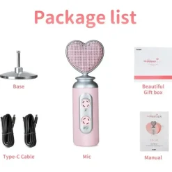 Pink Valentine Streaming Microphone