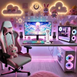 Pink Valentine Streaming Microphone