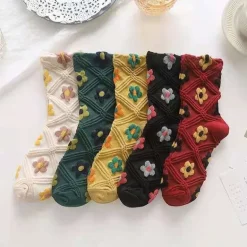 Pink Vintage Floral Sock Set
