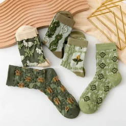 Pink Vintage Floral Sock Set
