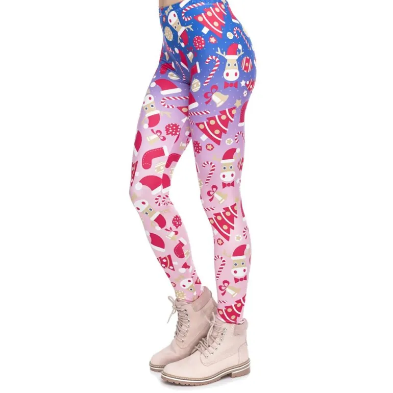 Pink Xmas Leggings