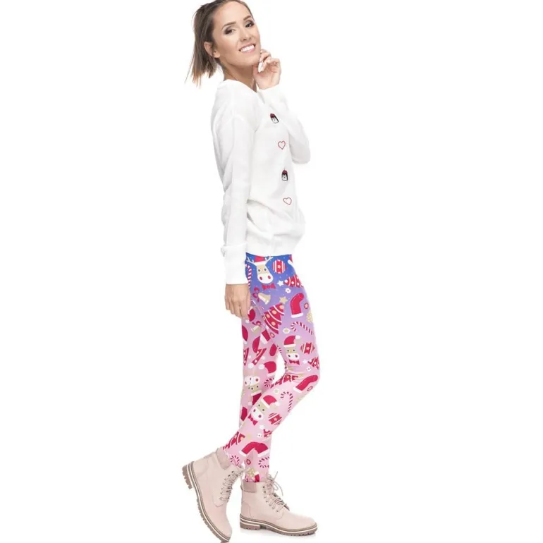 Pink Xmas Leggings