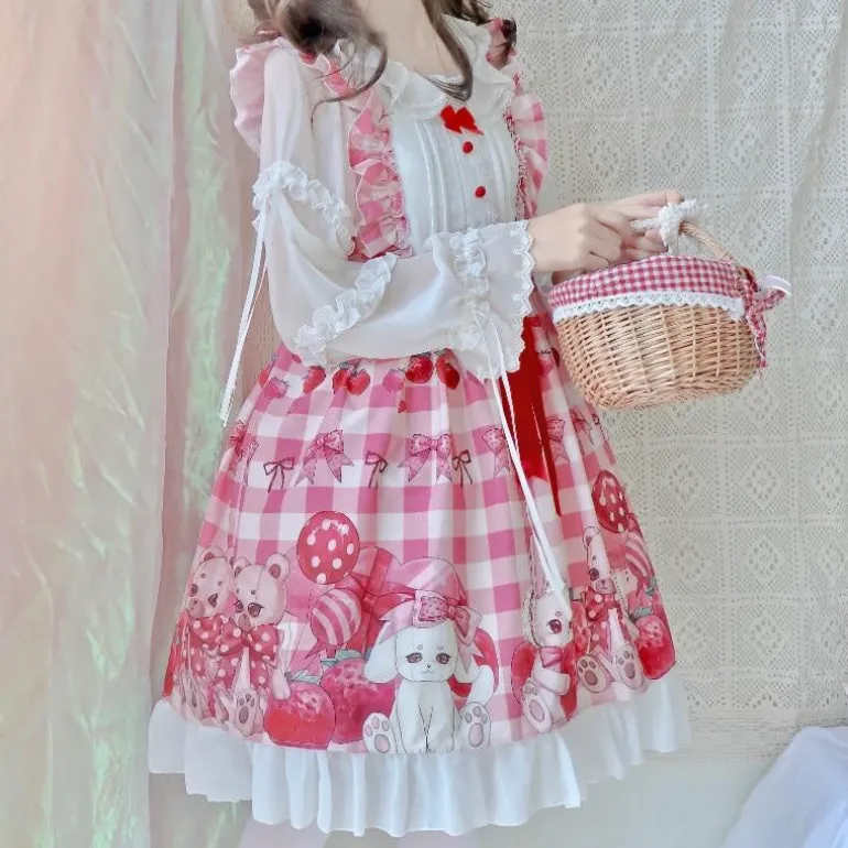 Plaid Baby Bun Dress