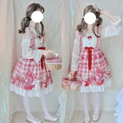 Plaid Baby Bun Dress
