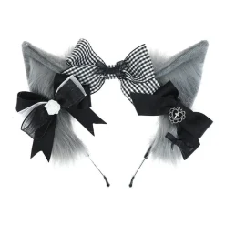 Plaid Fox Ears