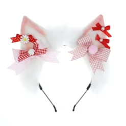 Plaid Fox Ears