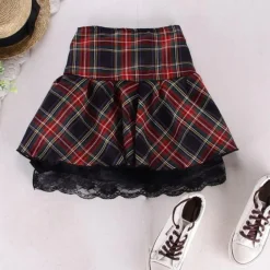 Plaid School Girl Skirt