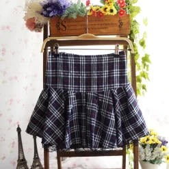 Plaid School Girl Skirt