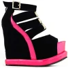 Platform Peep Toe Wedges