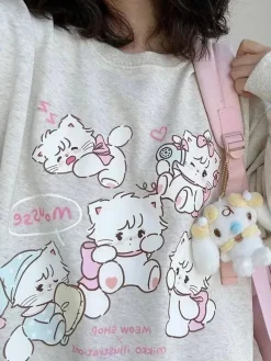 Playful Kitten Long Sleeve Top