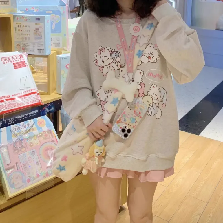 Playful Kitten Long Sleeve Top
