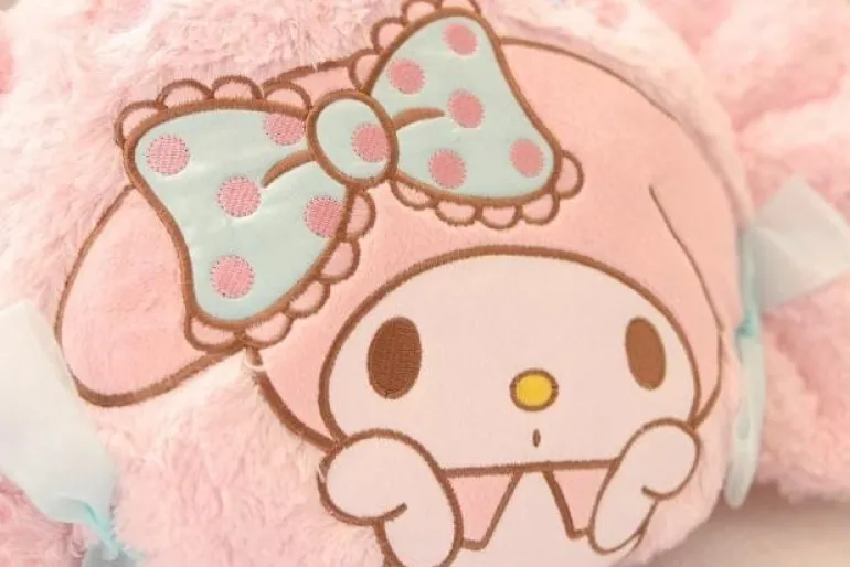 Plush Bunny Throw Pillow