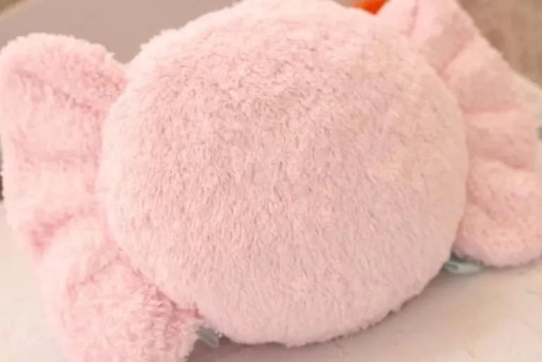 Plush Bunny Throw Pillow