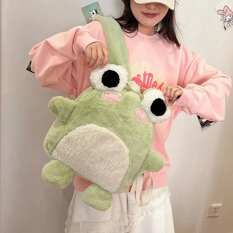 Plush Froggy Backpack
