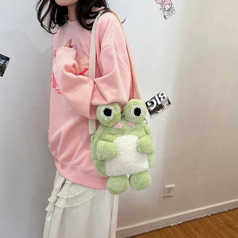 Plush Froggy Backpack