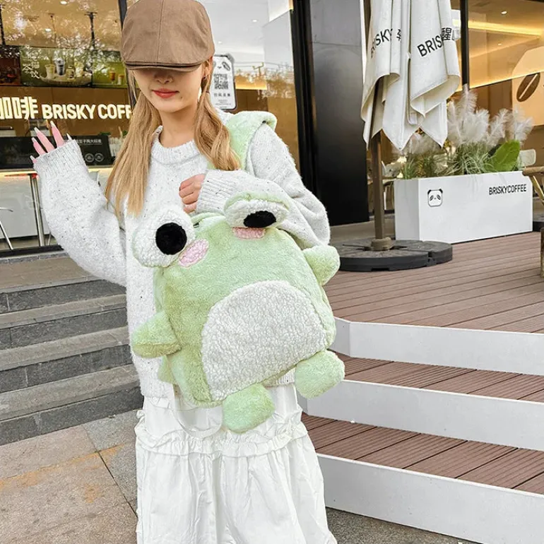 Plush Froggy Backpack