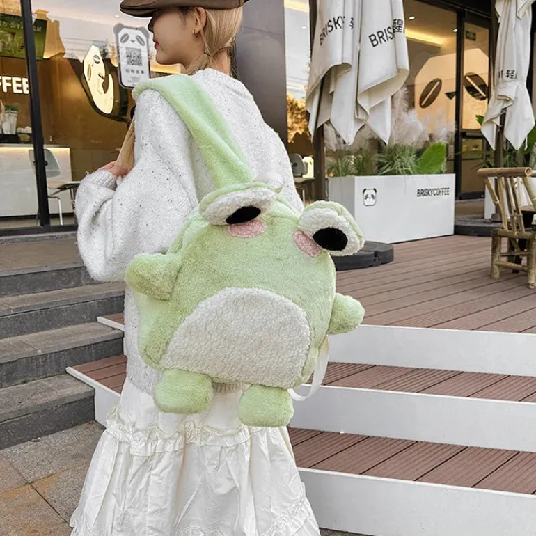 Plush Froggy Backpack