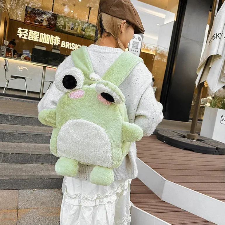 Plush Froggy Backpack