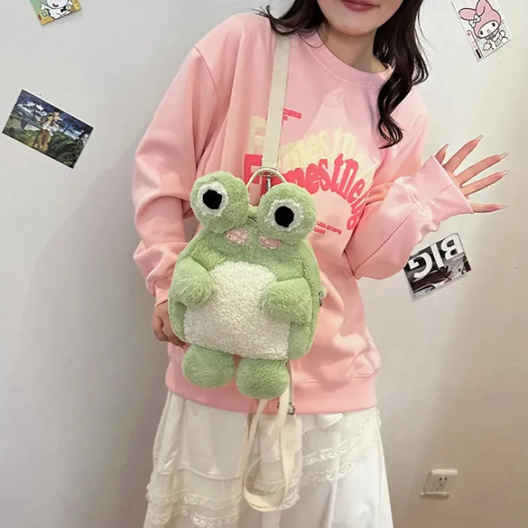 Plush Froggy Backpack