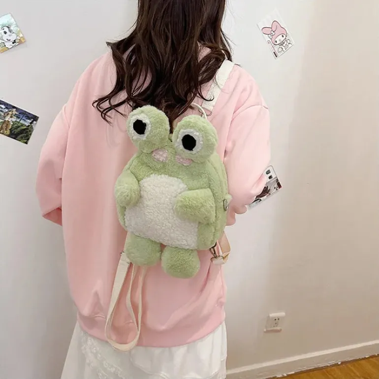 Plush Froggy Backpack