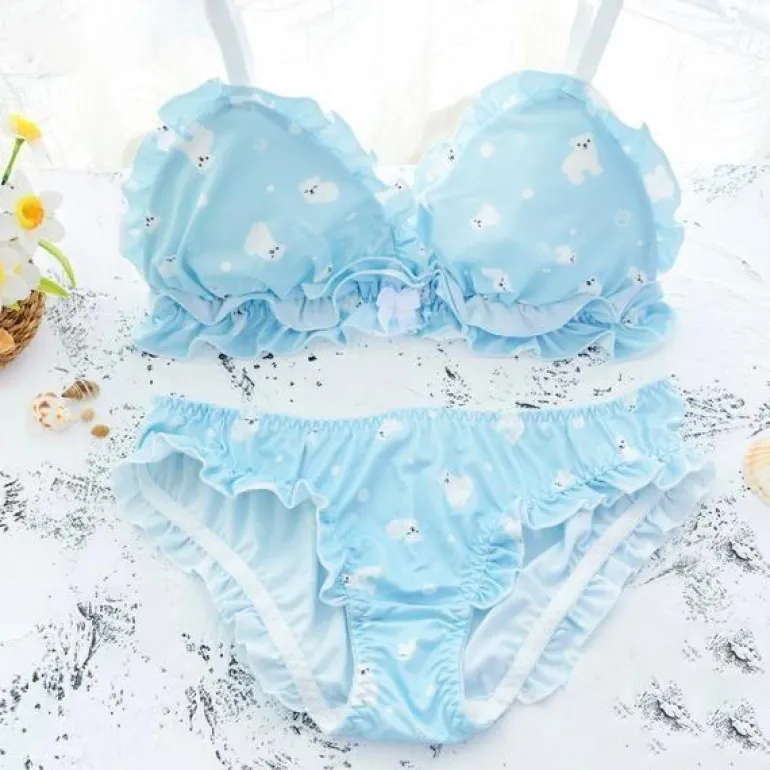 Polar Bear Lingerie Set