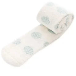 Polkadot Fuzzy Thigh Highs