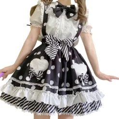 Polkadot Princess Suspender Skirt