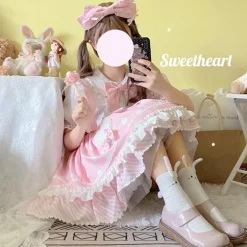 Polkadot Princess Suspender Skirt