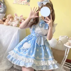 Polkadot Princess Suspender Skirt