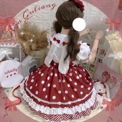 Polkadot Princess Suspender Skirt