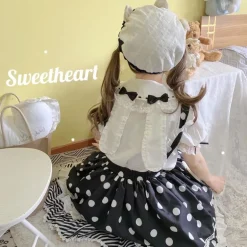 Polkadot Princess Suspender Skirt