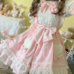Polkadot Princess Suspender Skirt