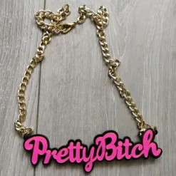 Pretty Bi*ch Statement Necklace