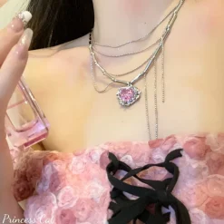 Pretty Pink Princess Necklaces