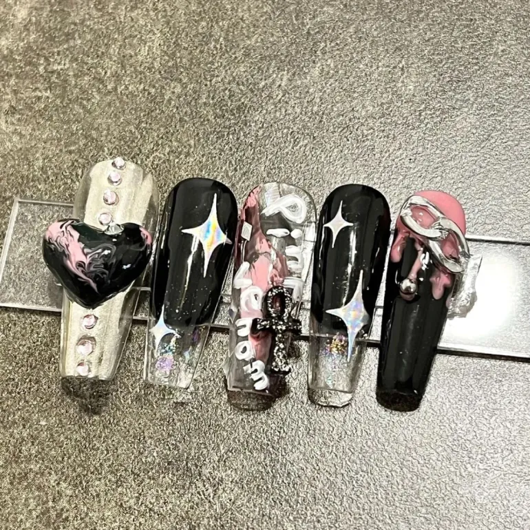 Princess Deco Press On Nails