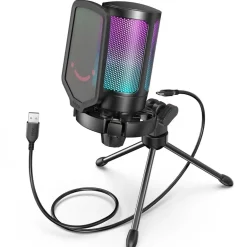 Professional Pink Streaming Microphone